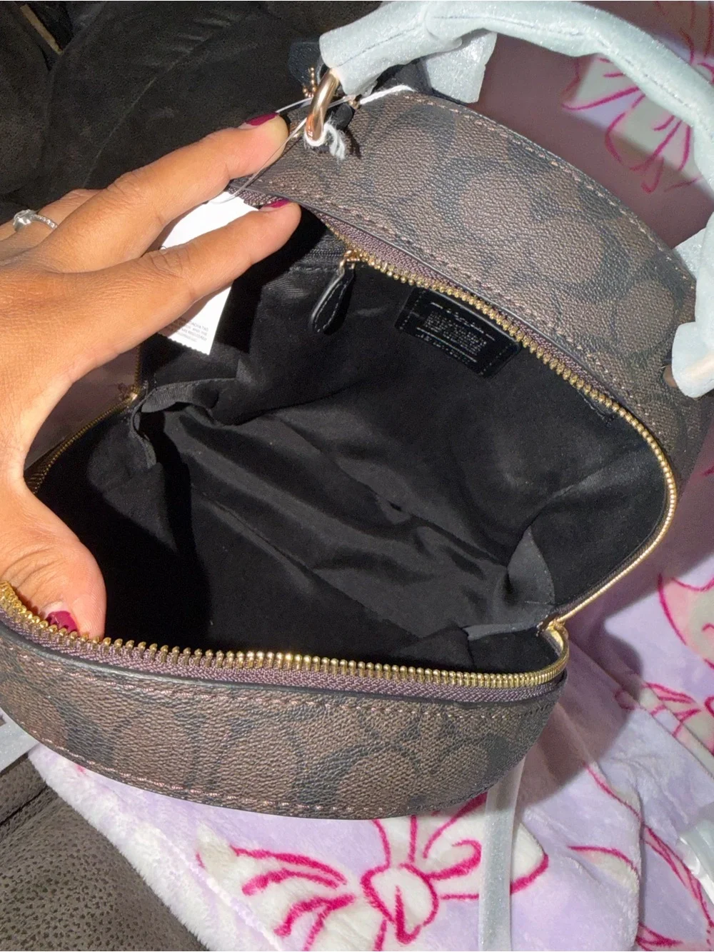 Classic Monogram Backpack with Gold-Tone Hardware